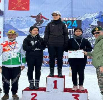 Army’s “Chinar Open Winter Games” witness enthusiastic participation by skiers at Gulmarg