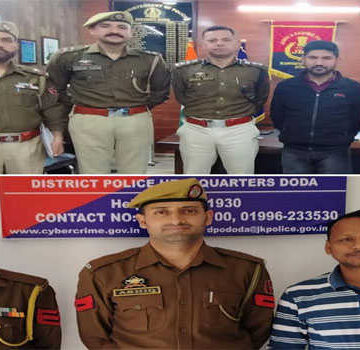 Doda Police recover Rs 3 lakh stolen through cyber fraud