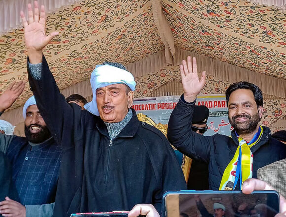 Entire JK lives in Jammu, city deserves quality infrastructure: Ghulam Nabi Azad