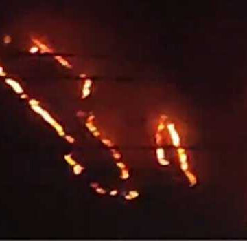 Major fire erupts in Zabarwan hills in Srinagar