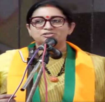 Smriti flays Cong manifesto, says it plans to restore Article 370