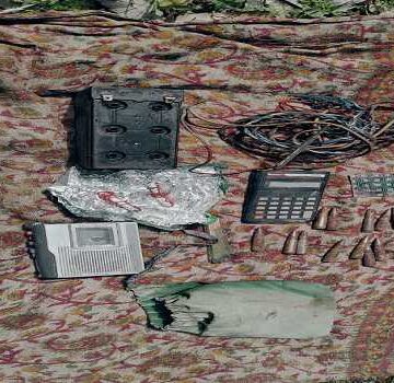 Arms and ammunition recovered from terrorist hideout in J&K’s Reasi