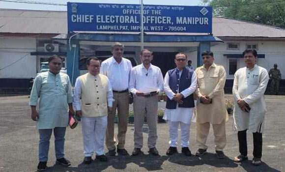Manipur : Congress files complaint as firing takes place at meeting venue