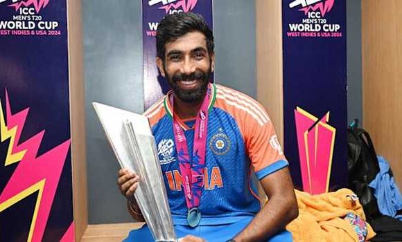 2025_2$largeimg26_Feb_2025_125428837 Bumrah reflects on stellar 2024 & being crowned ICC Cricketer of Year