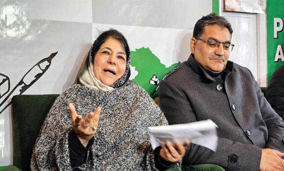 2025_3$largeimg03_Mar_2025_165210437 NC acting as extension of BJP in Jammu and Kashmir: Mehbooba Mufti