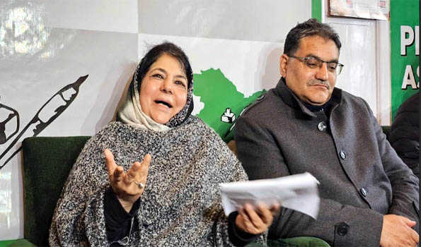 2025_3$largeimg03_Mar_2025_165210437 NC acting as extension of BJP in Jammu and Kashmir: Mehbooba Mufti