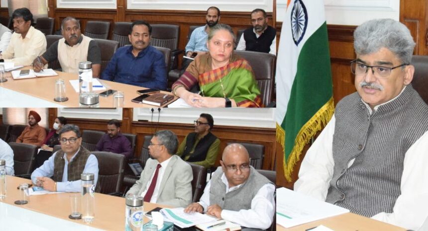 CS Atal Dulloo Asks For Creation Of GIS Based Land Bank For J&K