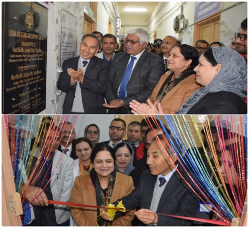 Chief Justice Inaugurates Legal Aid Clinic at Govt. Medical College Srinagar