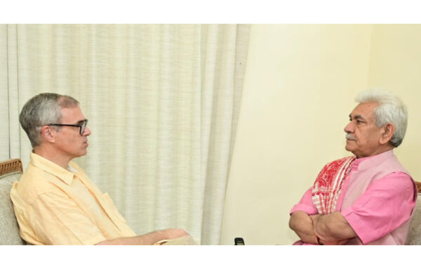 Omar-Gov JK CM Omar Abdullah calls on LG Manoj Sinha