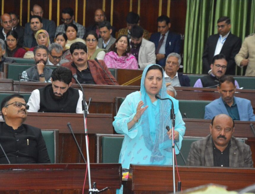 Sakeena-Itoo-Assembly-10-1024x683 365 Medical Officers Appointed In November 2024, 181 More In Process: Sakeena Itoo
