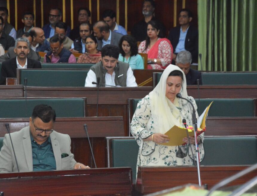 Sakeena-Itoo-Assembly-19-1-1024x683 Wages Of NHM Employees Revised From 15% To 17% With 5% Annual Increase: Sakeena Itoo