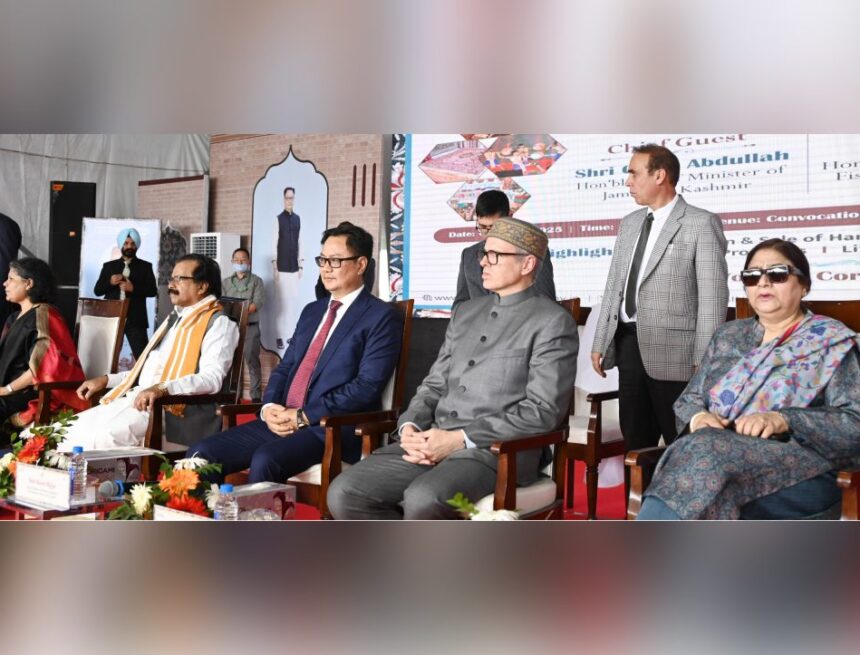 CM Omar Abdullah Attends Cultural Heritage Event At Kashmir University