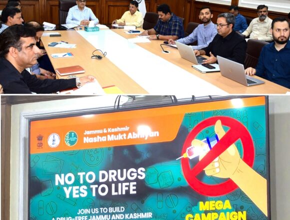 CS launches IEC campaign, Inspire Podcast, Web Portal to combat drug abuse in J&K
