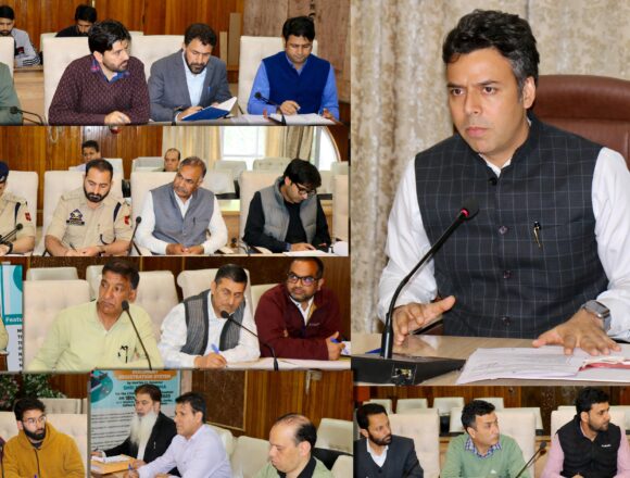 DC Srinagar discusses arrangements for upcoming Shri Amarnath Ji Yatra-2025 DC Srinagar discusses arrangements for upcoming Shri Amarnath Ji Yatra-2025