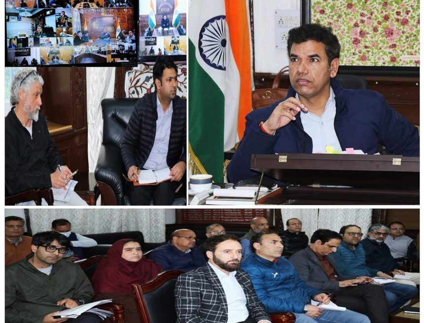 Div Com Kashmir assesses restoration of essential services Div Com Kashmir assesses restoration of essential services