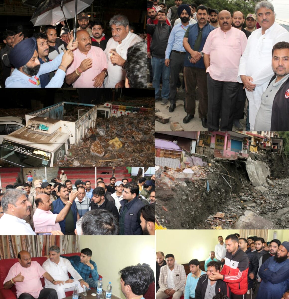 Dy CM visits cloud burst affected areas of Ramban