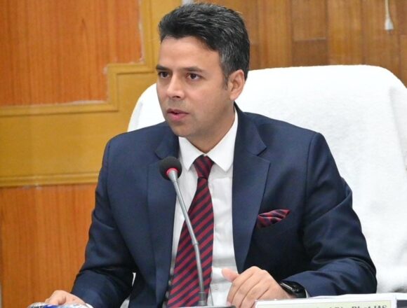 DC Srinagar greets people on Baisakhi