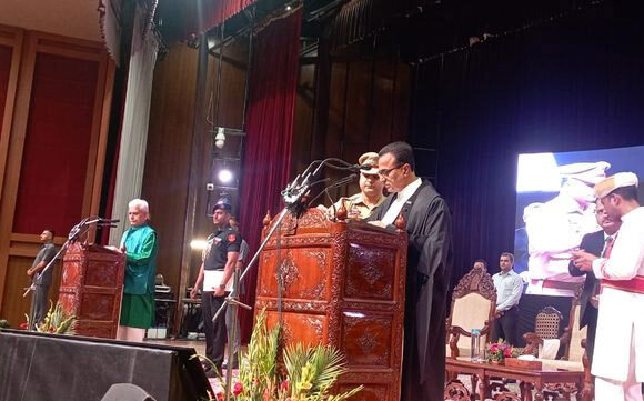 Justice Arun Palli Administered Oath As Chief Justice Of J&K And Ladakh High Court