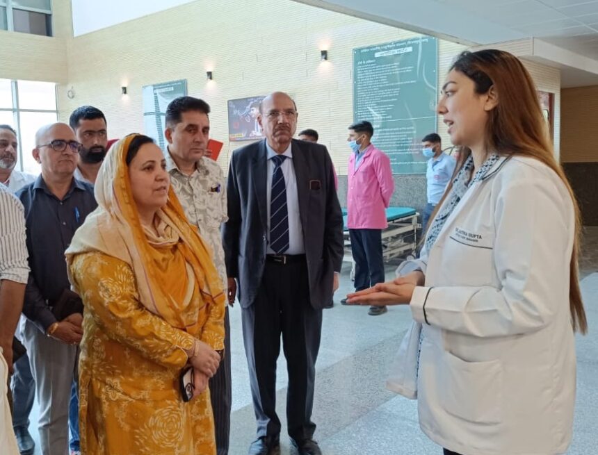 Sakeena Itoo emphasises wider awareness, improved accessibility at AIIMS Jammu