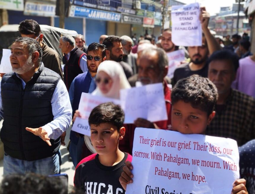 TTT J&K stands in solidarity, protests against Pahalgam terror attack
