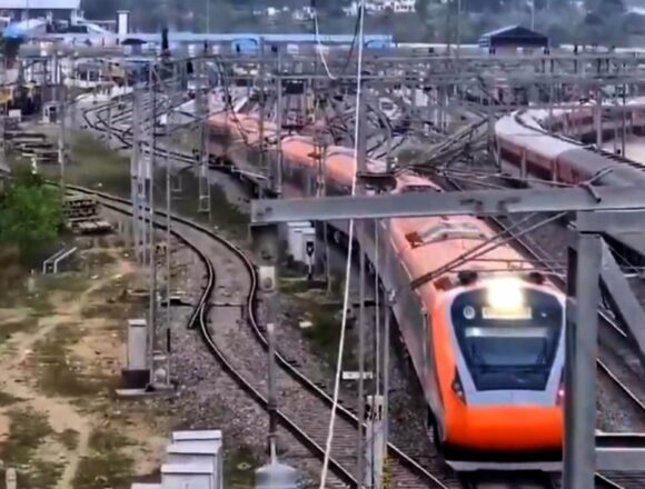 Special Vande Bharat’s Trial Conducted On Katra-Sangaldan Section In J&K