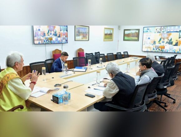 LG Sinha Chairs High-Level Meeting, Reviews Preparedness