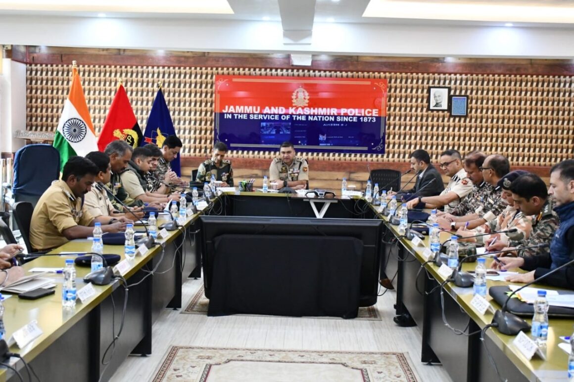 IGP Kashmir chairs joint security review meeting at PCR Kashmir