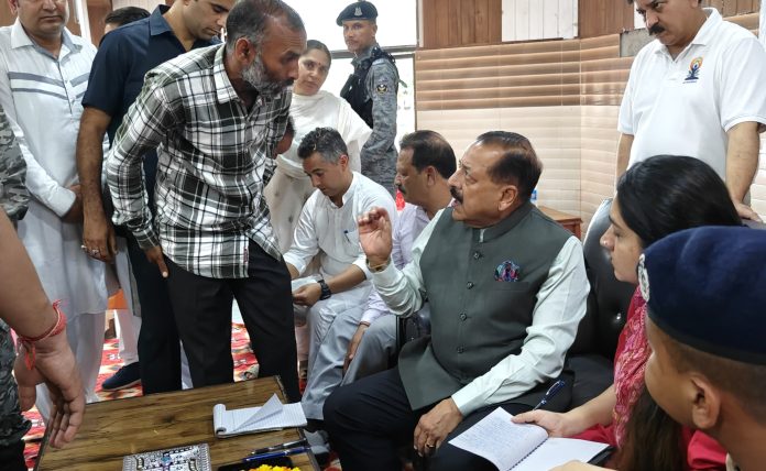 PD2-696x428 Dr Jitendra Holds ‘Public Durbar’ At Ramnagar , Issues Resolved On Spot