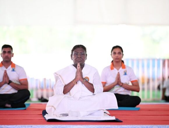 Yoga Shining Example Of India’s Soft Power, Shared Legacy Of Entire Mankind: President Murmu