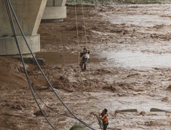 Nine Men Trapped In Swollen Tawi River Rescued In Jammu