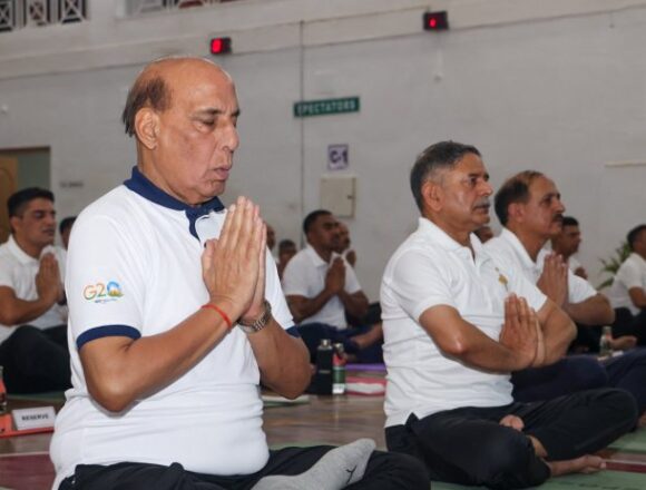 Defence Minister Rajnath Singh Urges Soldiers To Continue Practising Yoga To Be Battle-Ready