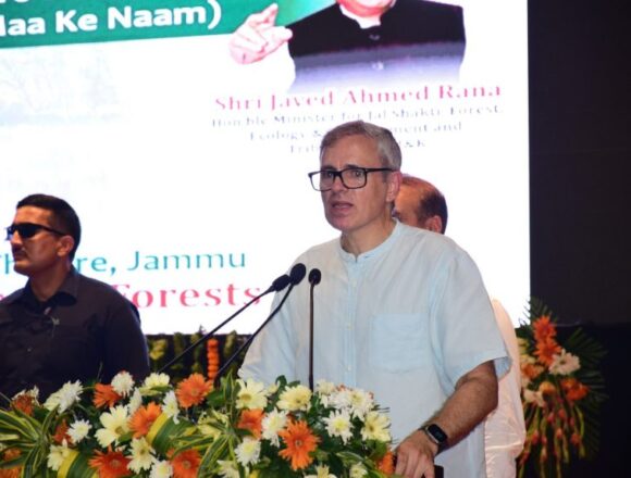 Development Must Be Judicious; For Every Tree Uprooted, A Hundred Must Be Planted: CM Omar Abdullah