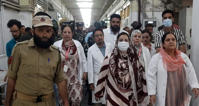 Sakina Health Minister Sakina Itoo condemns SMHS Hospital shutdown, urges doctors to prioritise patient care