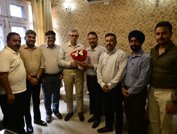 Several Delegations Call On CM Omar Abdullah At Public Outreach Office In Jammu