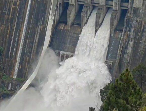&K Baglihar Dam In Ramban Opens All Spillway Gates Following Heavy Rains
