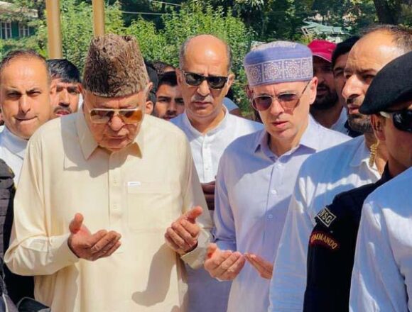 638910165064279476_page1-9 Farooq, Omar Abdullah express grief over passing of Maulana Rehmatullah Mir Qasimi’s Mother