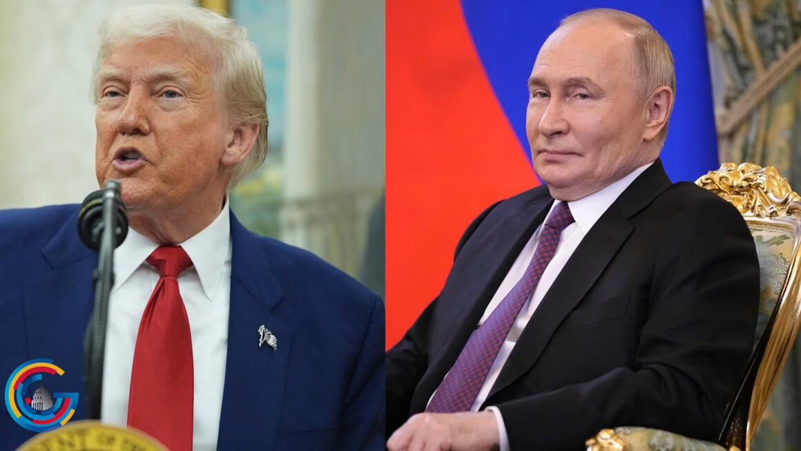 Trump-11 Trump says he will meet Putin next Friday in Alaska to discuss ending the Ukraine war