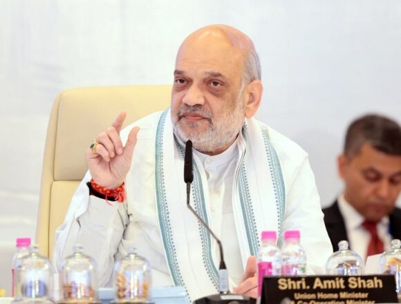 Union-Home-Minister-Amit-Shah “Can PM Or CM Run Country From Jail?”: Amit Shah Calls Out Opposition’s Political Doublespeak On Constitution Amendment Bill