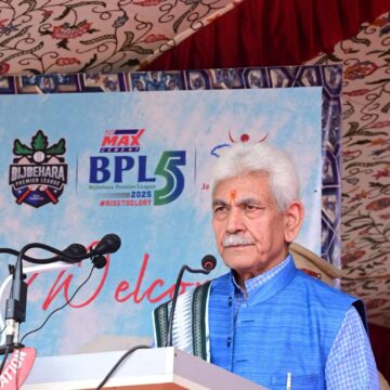 Sports infrastructure witnessed remarkable transformation in J&K: LG Sinha in Bijbehara