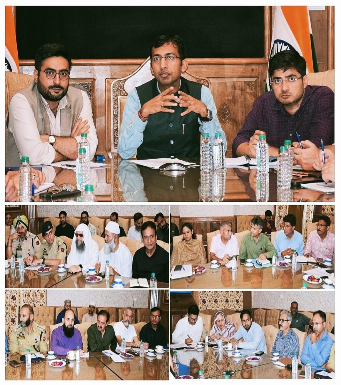 Div Com Kashmir reviews arrangements for celebration of Eid Milad-un-Nabi (S.A.W), Friday following
