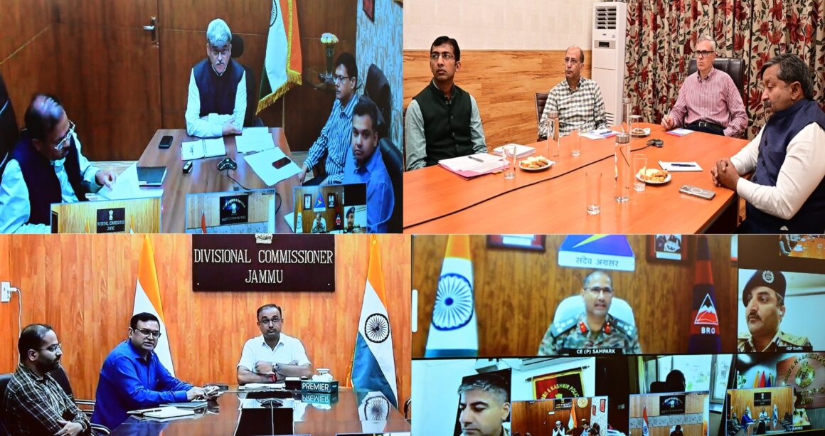 CM Omar Abdullah reviews restoration of Sgr-Jmu National Highway and other roads
