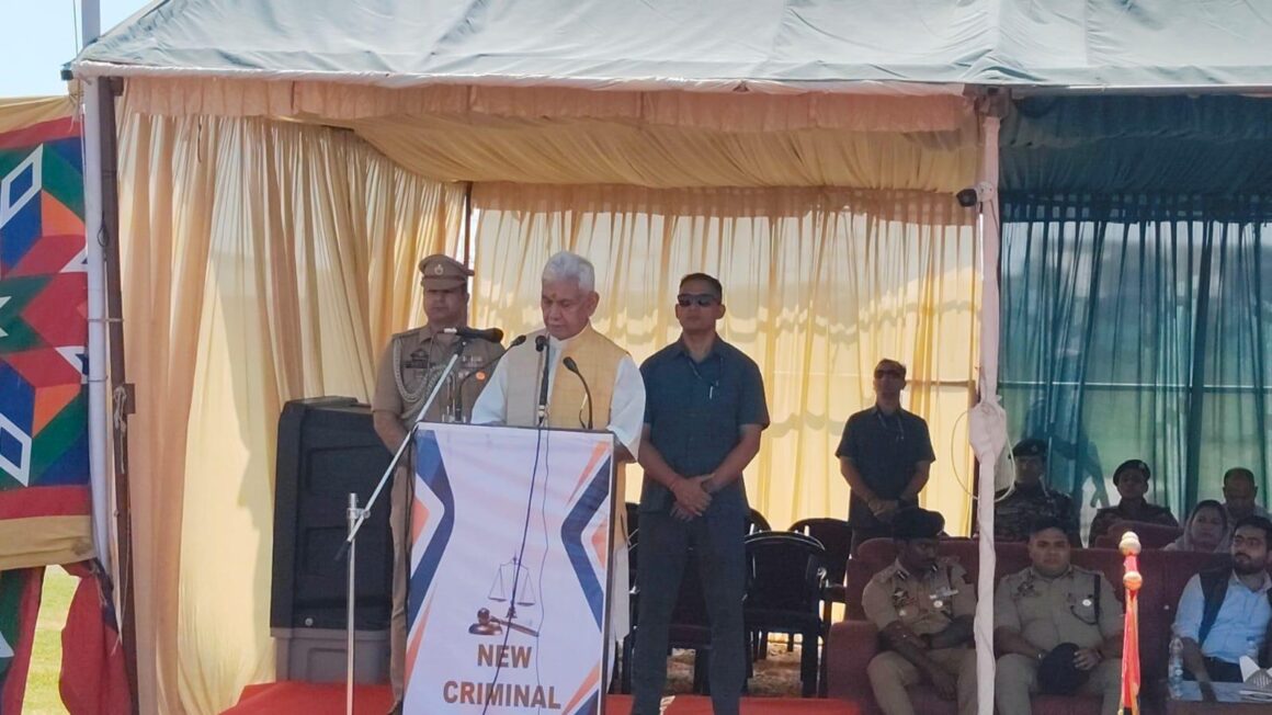 New criminal laws major step to strengthen zero tolerance against terrorism in J&K: LG Sinha