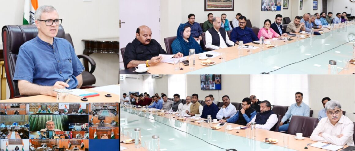 CM Omar Abdullah chairs high-level meeting to review flood situation in Kashmir valley