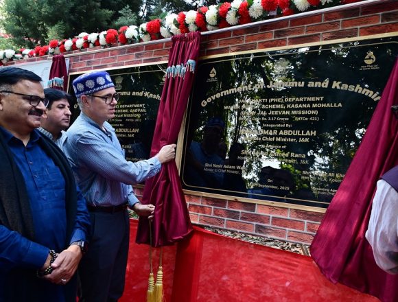 CM Omar Abdullah inaugurates 15 Water Supply Schemes worth ₹64 crore in Anantnag