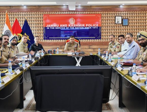 IGP Kashmir chairs security review meeting at PCR Kashmir