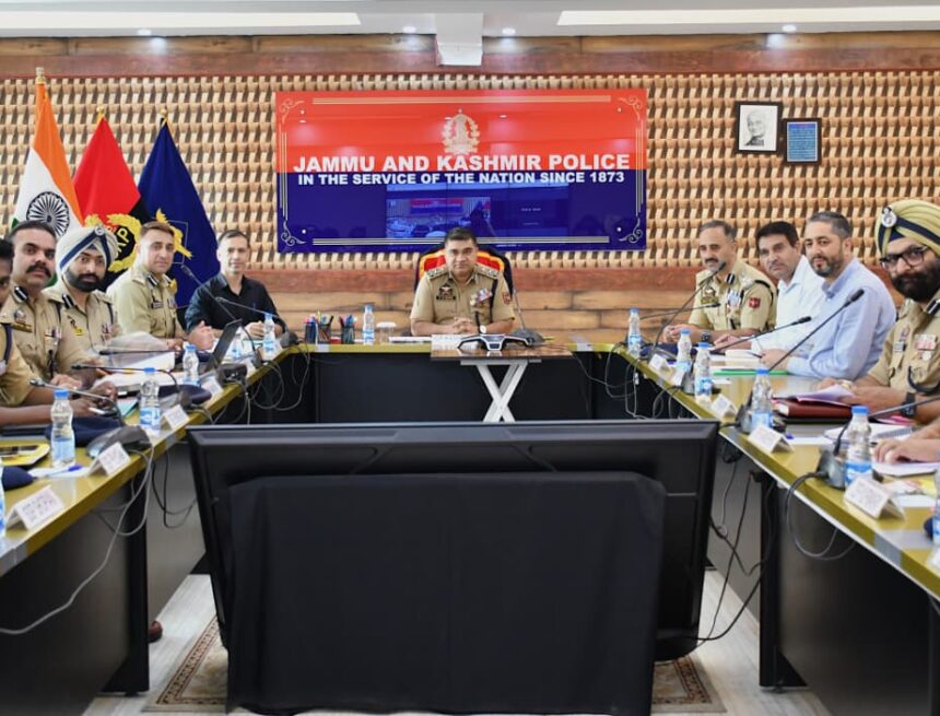 IGP Kashmir chairs security review meeting at PCR Kashmir