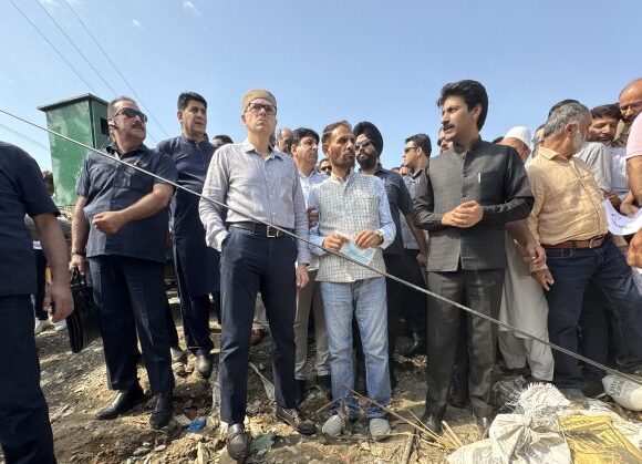 CM Omar Abdullah Visits Flood-Hit Anantnag Areas To Asses Damage