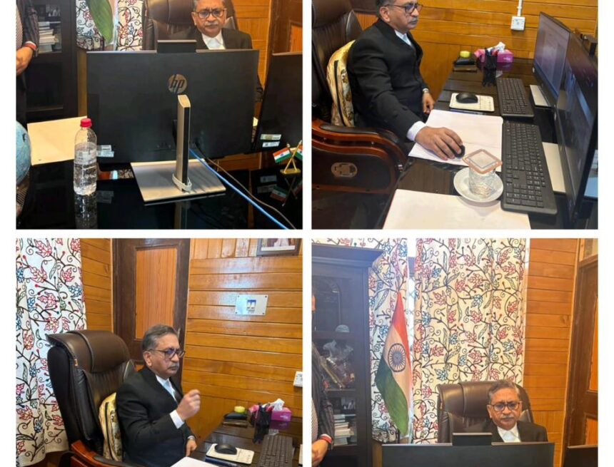 Justice Sanjeev Kumar makes history, holds High Court Division Bench proceedings from Gurez virtually