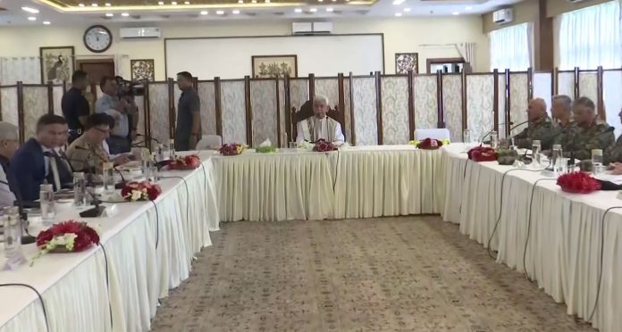 LG Manoj Sinha Reviews Security Preparedness At Unified Headquarters Meeting In Raj Bhavan