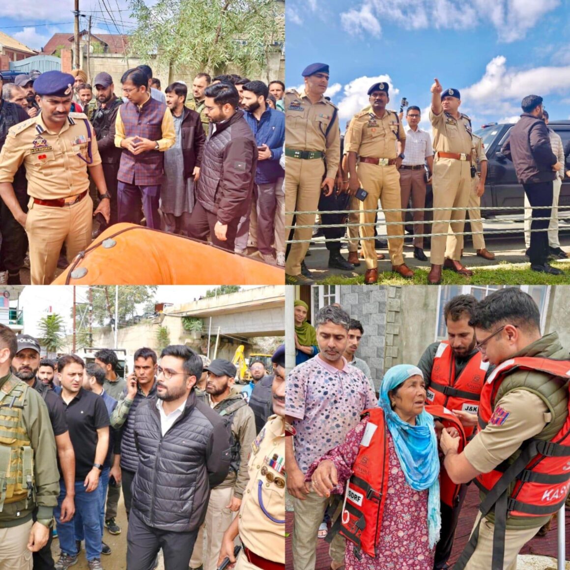 Srinagar Police Leads Evacuation and Relocation Efforts Amid The Challenging Weather Conditions